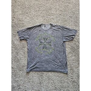Vintage Y2K Affliction Reversible Military Eagle T-Shirt Size 3XL Fits 2XL